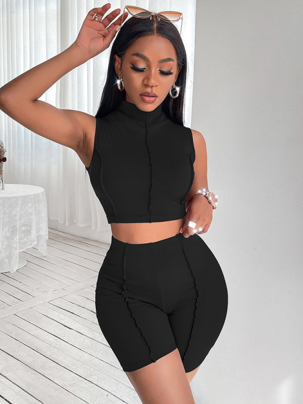 Tight Sports Suit Women's Two Piece Set