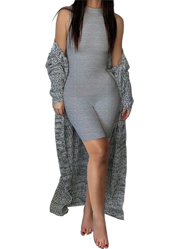 Slim Fit High Waist Sports Jumpsuit