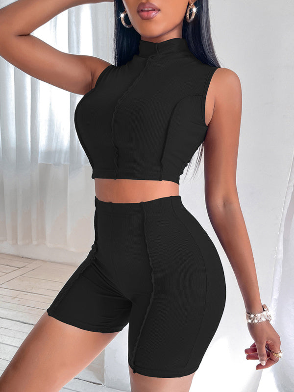 Tight Sports Suit Women's Two Piece Set