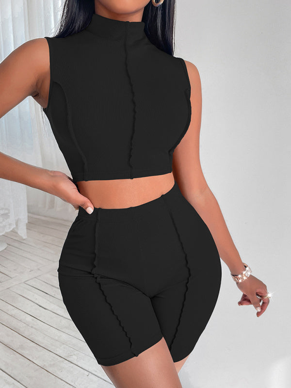 Tight Sports Suit Women's Two Piece Set