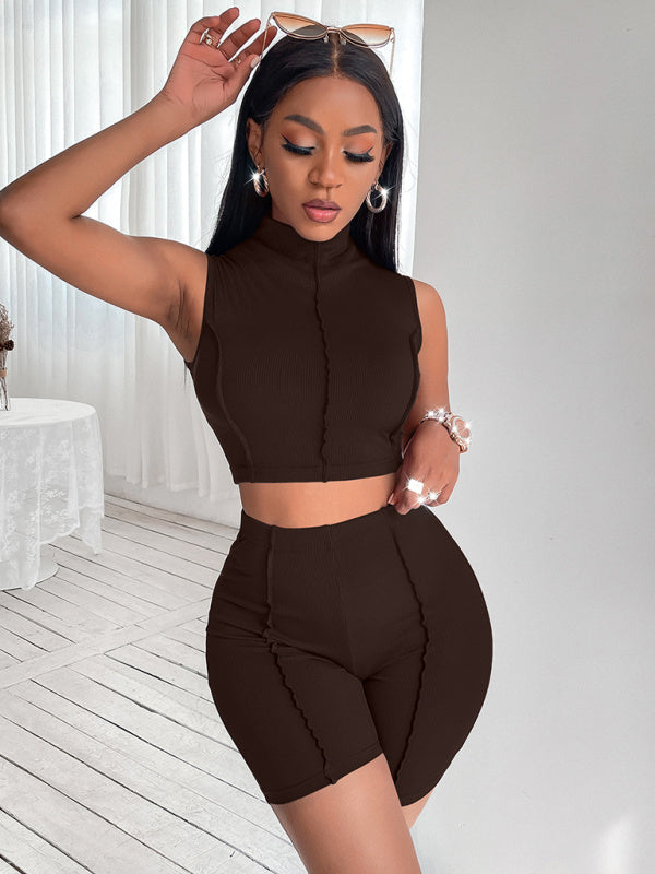 Tight Sports Suit Women's Two Piece Set
