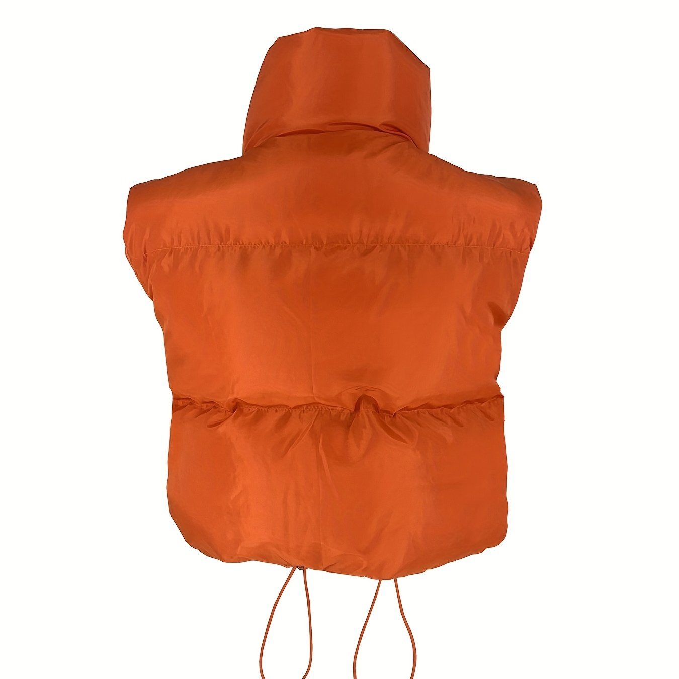 Zip Up Sleeveless Bubble Vest