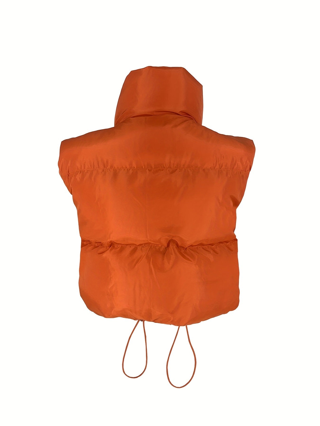 Zip Up Sleeveless Bubble Vest